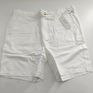 AG Adriano Men's Paxton Sport Short Size 36 White                P#239@CMK